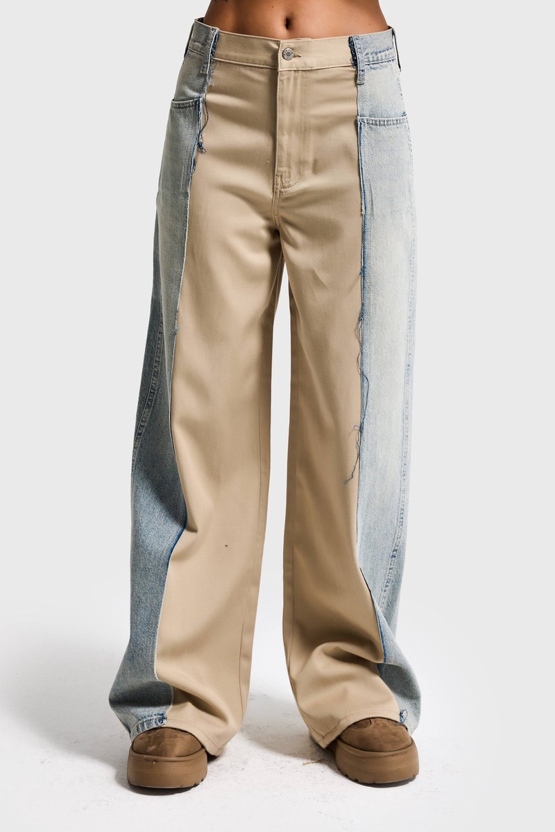 It's Basic - MEGA BAGGY MID RISE JEANS
