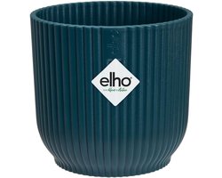 Bloempot Rond Mini - Plant Pot - Binnen Gebruik - Gemaakt Van Gerecycled Plastic - 9 Cm Diameter - Diepblauw