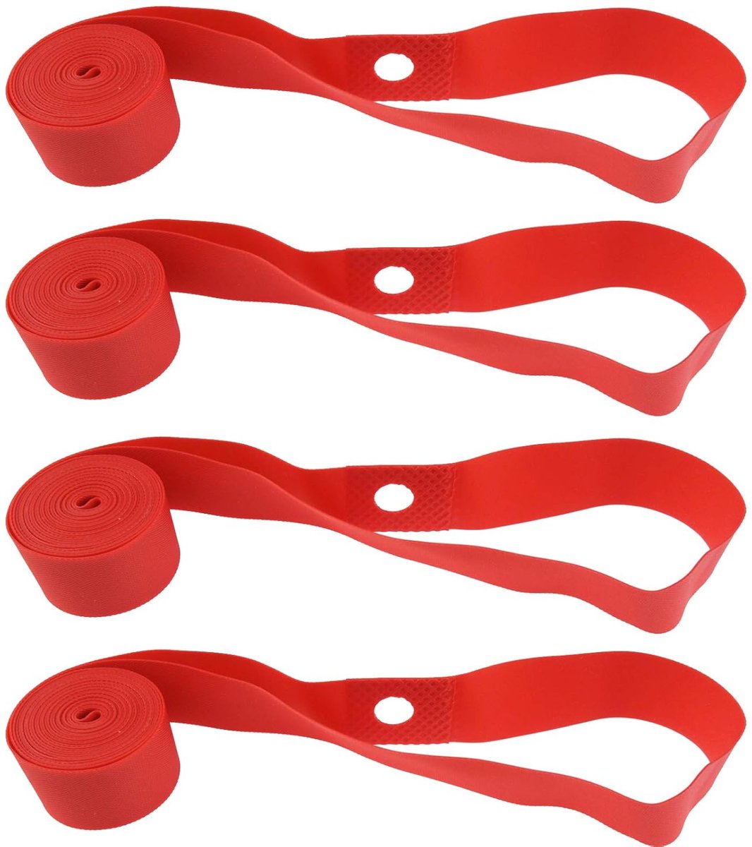Fiets Velgstrip - Velglint Set - Bescherming Wielen - Sterk Materiaal - 26 inch 20mm - Rood