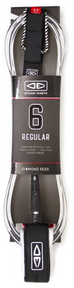 Ocean & Earth Regular Diamond Flex Moulded Surflijn Wit 7´0´´