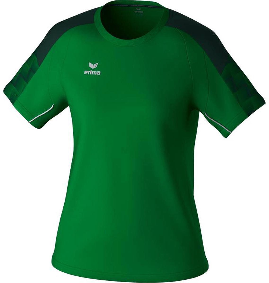 Erima Evo Star T-Shirt Dames - Groen | Maat: 38