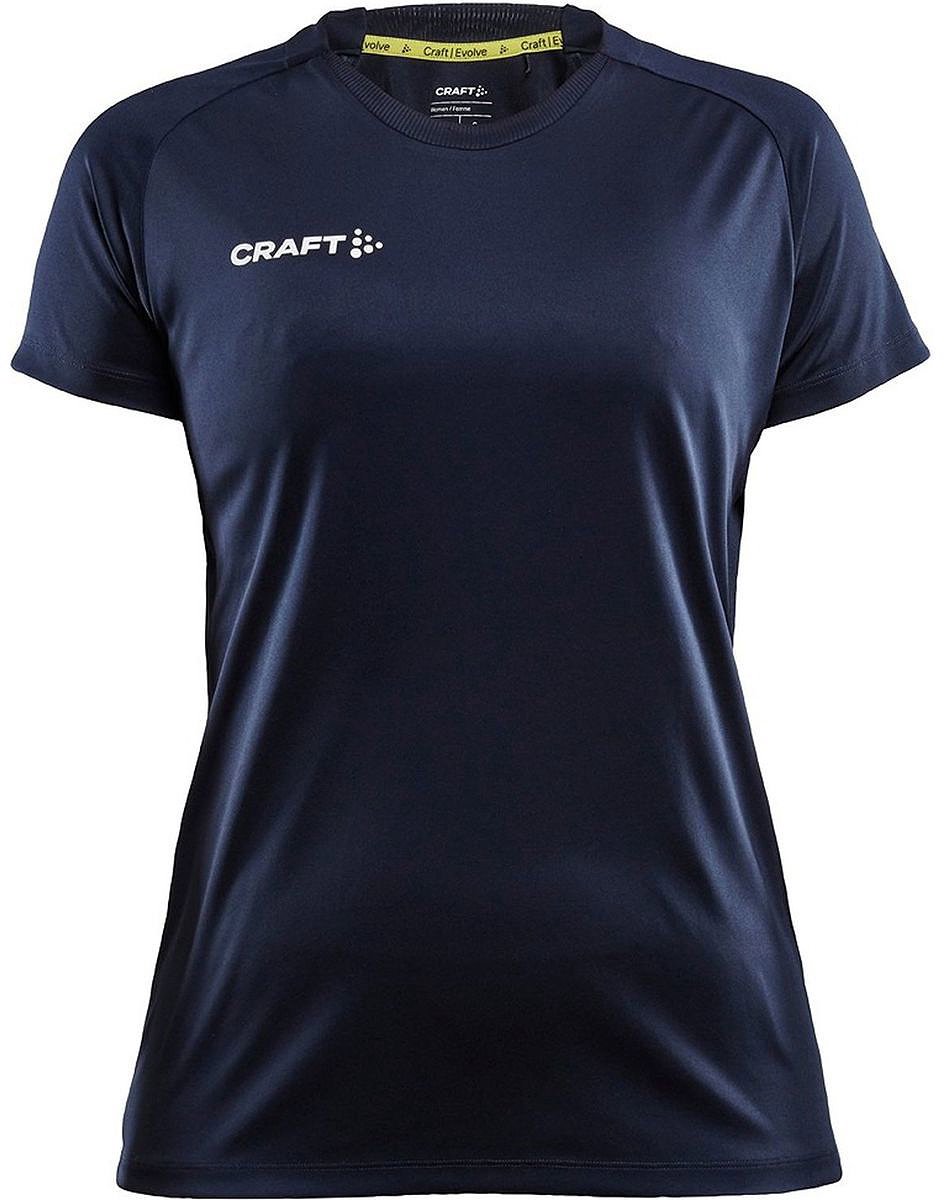 Craft Evolve T-Shirt Dames - Marine | Maat: S