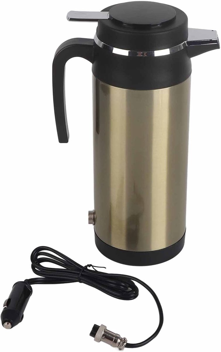 Elektrische Waterkoker - Reiskoker Auto - Onderweg Warm Water - Vacuüm Isolatie - 1200 ML 24V