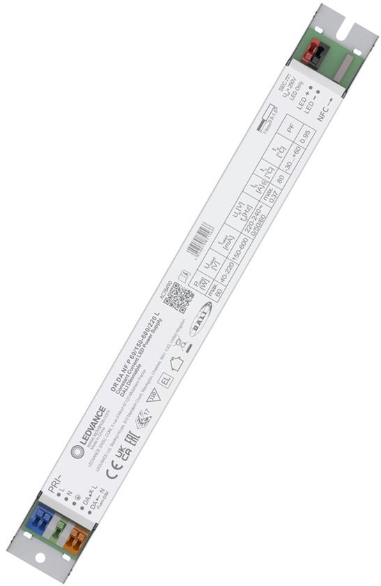 Pilote LED Ledvance | PILOTE LED DALI NFC PERFORMANCE 60/150-600/220 L | DALI Gradable IP20