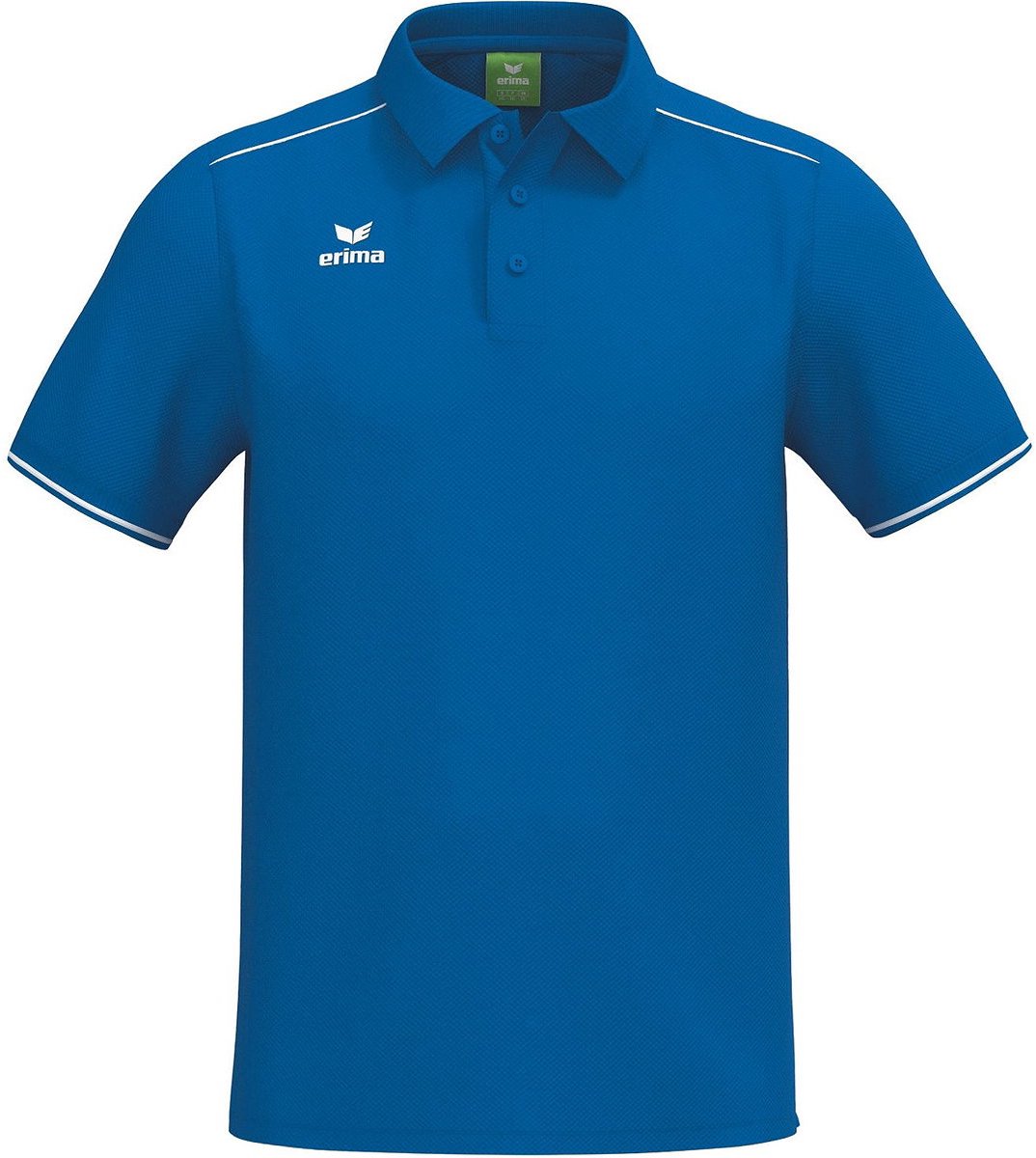 Erima Cmpt 3 Wings Polo Heren - New Royal / Wit | Maat: 3XL