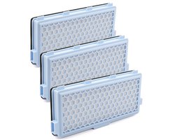3 stucks Filter voor Miele [Compact C1 & C2 - Complete C2 & C3 - S8340] - Vervangfilters Compatibel met Miele stofzuigers S4000 - S5000 -S6000