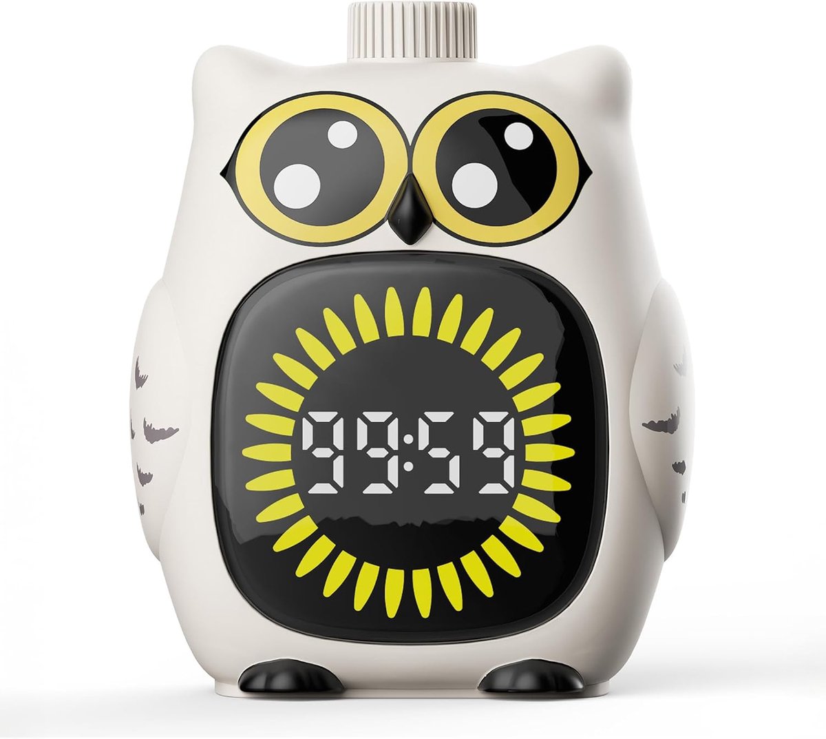 Visuele Timer - Aftelklok Keuken - Tijdbeheer Kinderen - Stille Werking - 6x8x10.8 cm - Wit