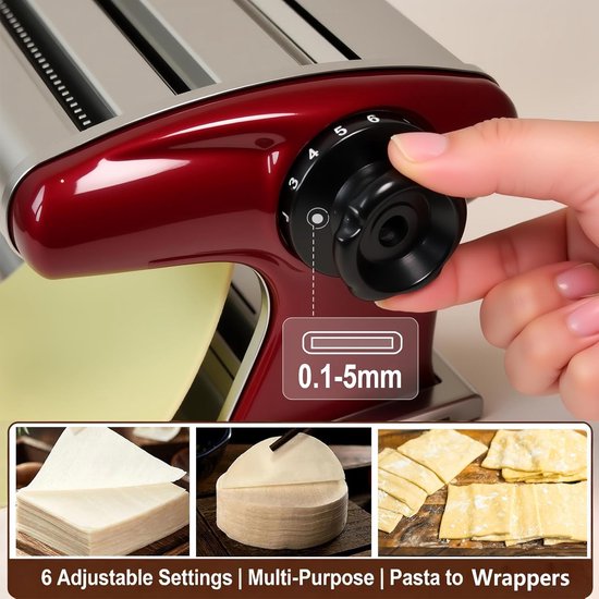 Pasta Machine - Pasta Maker - Pasta Tool - deeg verwerking systeem van Merkloos — afbeelding 4