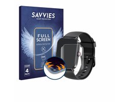 Savvies - Screenprotector voor Gydom IDW28 1.85" - Folie Beschermfolie transparant volledig dekking 4 Stuks
