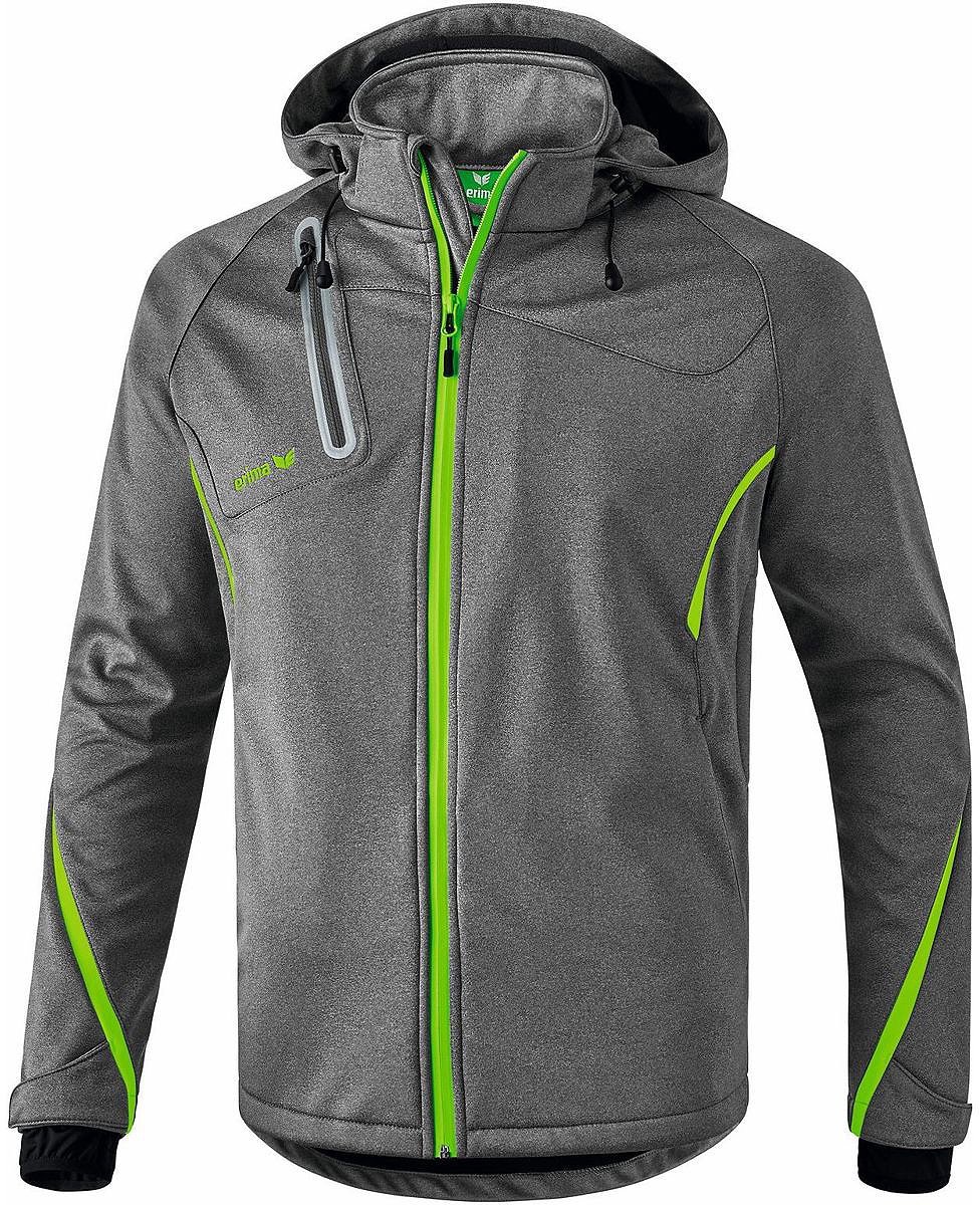 Erima Function Softshell Jas Melange Gecco Grijs