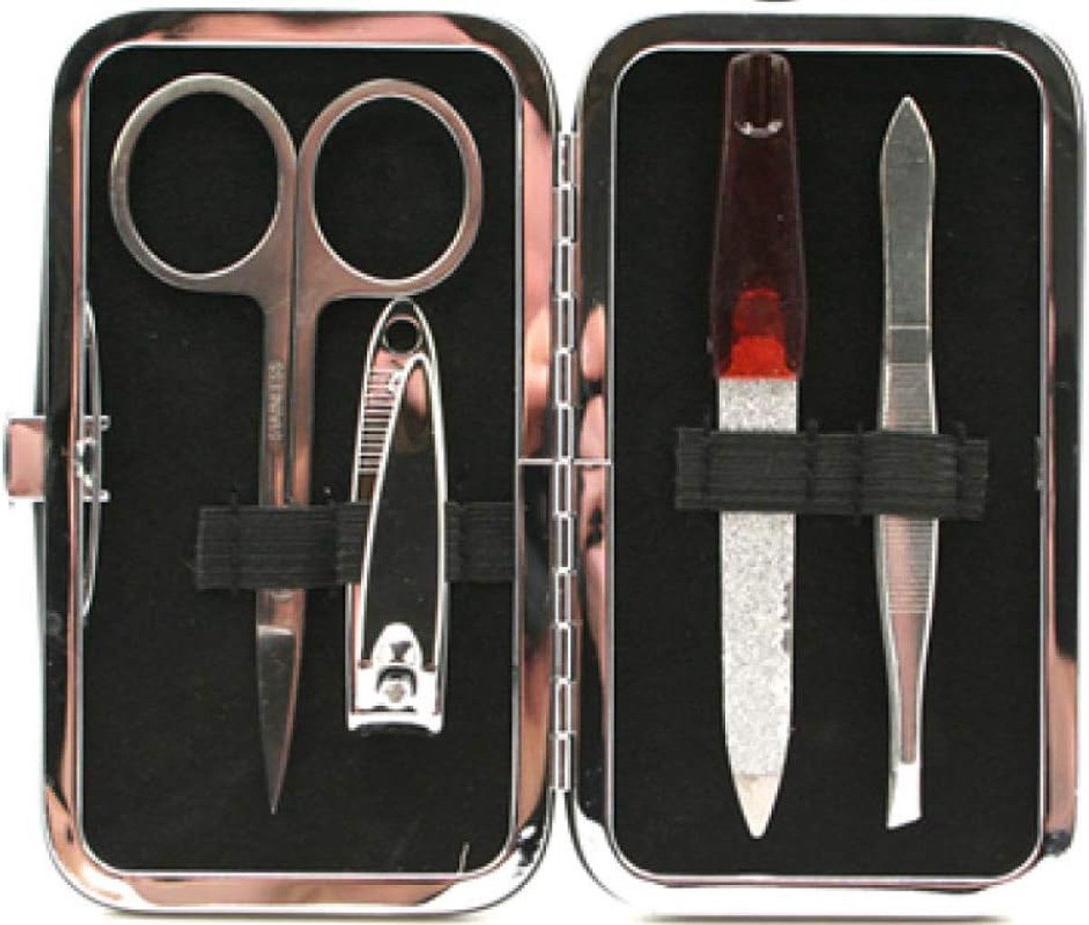 Manicure Set - Nagelverzorging Kit - Persoonlijke Verzorging - 5-delig - Compact Formaat