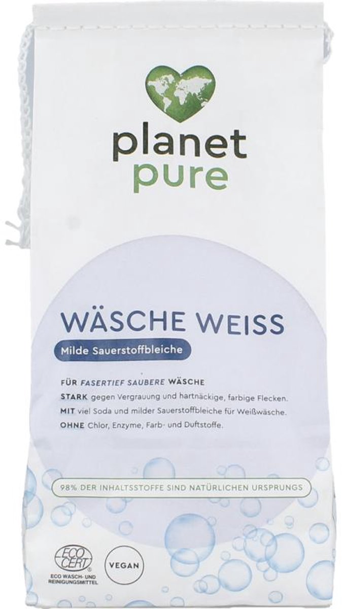 Planet Pure vlekverwijderaar poeder voor de witte was 450 g