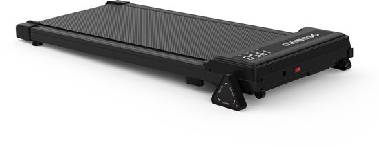Ultradunne loopband voor thuis, met schokdempende kussens, 1–6 km/u, Met LED-display, 12 Programma's Loopbanden met Afstandsbediening wandelband, Bluetooth APP bediening, 3 niveaus helling, groot loopvlak