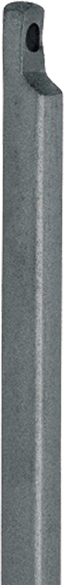 DENI Paniekstang met uitsparing enkel 1250mm D.16mm STA helder verzinkt - 4116 1251 33