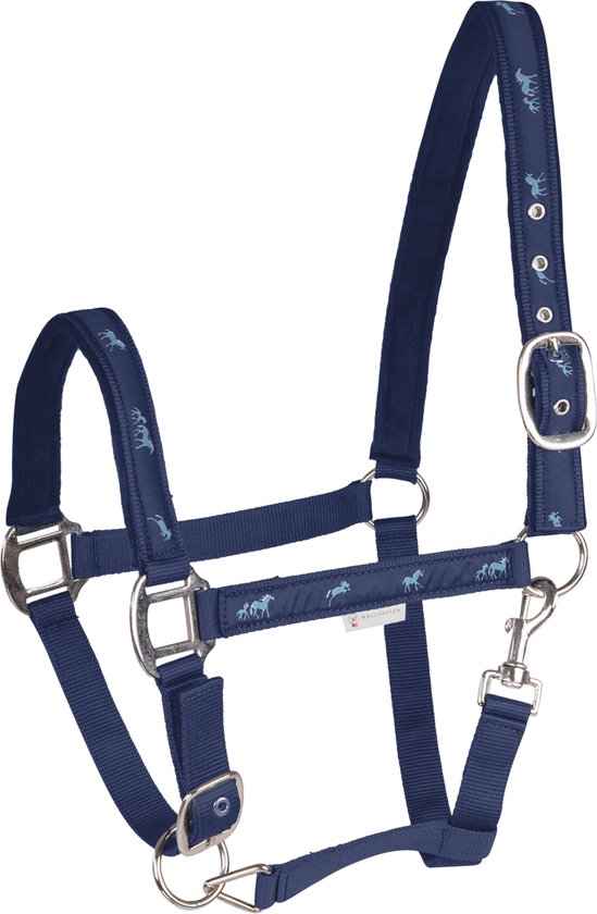 Halster paard Motief blauw Halster paard Motief blauw