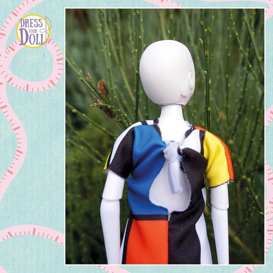 Poppenkleding Set - Outfit Maken - Creatief Spel - Mode Ontwerp - 31 x 24 x 1 cm - Multicolore — afbeelding 5