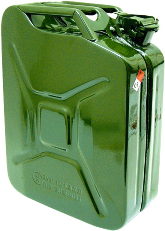 Benzine jerrycan - Metaal - 20 Liter - Groen van Benzi — afbeelding 3