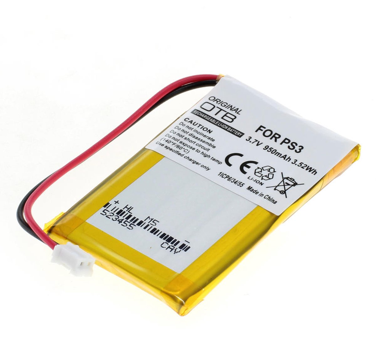 Accu voor Playstation 3 SIXAXIS controller 950 mAh