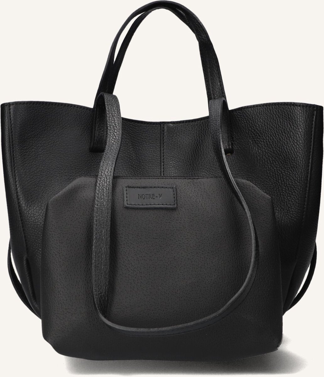 Notre-V Martha Handtassen Dames - Zwart - Maat ONESIZE