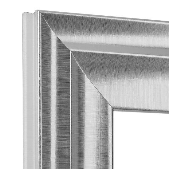 Fotolijst Klassiek - Zilver - Breed profiel - Fotomaat 28x35 - Ontspiegeld glas - Art.nr. 10607428351