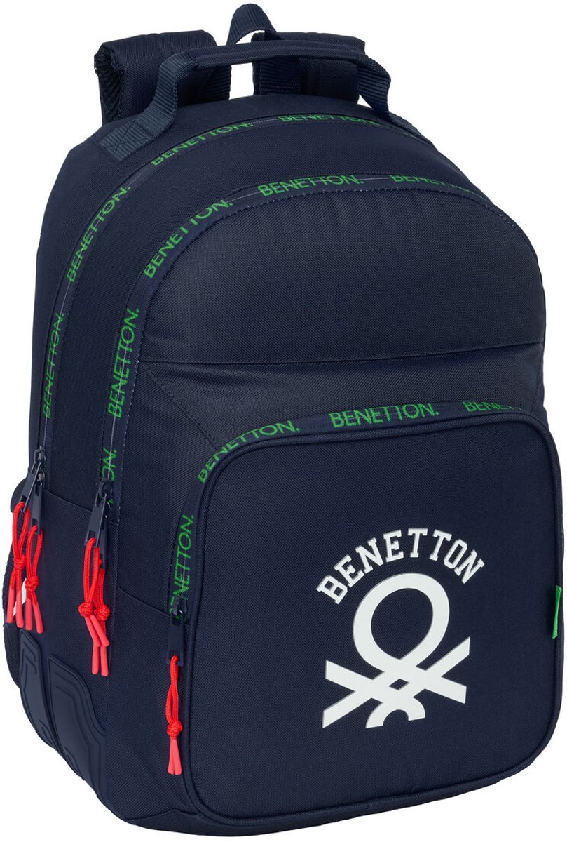 Schoolrugzak Benetton Together Marineblauw 32 x 42 x 15 cm