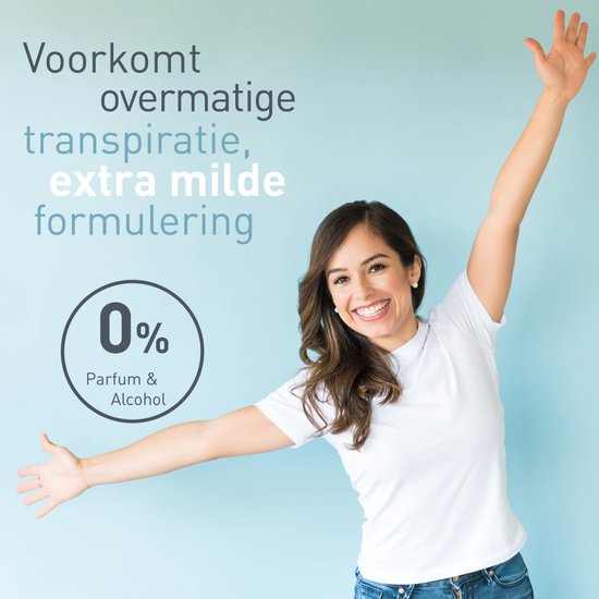 Deoleen Derma Intense 48 uur - Anti-transpirant spray - Voorkomt overmatige transpiratie en transpiratiegeur - 48 uur effectief - 0% parfum & 0% alcohol - Dermatologisch getest - Deodorant - 150 ml