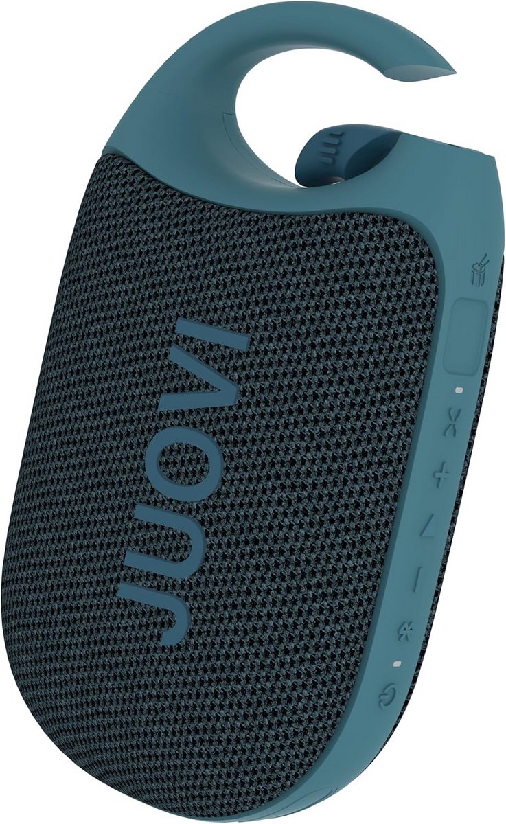 Draagbare Bluetooth Speaker met Clip, IP68 Waterdicht, 24 Uur Speeltijd
