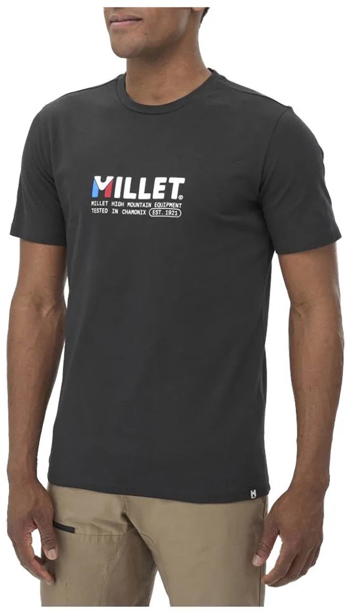 Millet Miv10140 T-shirt Met Korte Mouwen Zwart 2XL Man