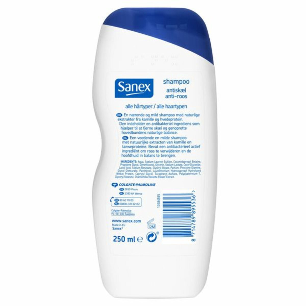 Bol.com Sanex Anti-Dandruff Shampoo - 6 x 250 ml aanbieding