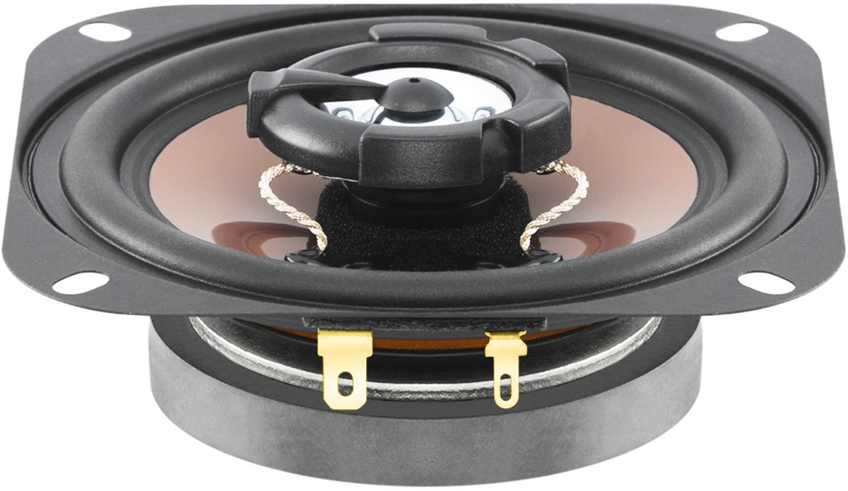 M.N.C StreamLine coaxiale speakers 4" (100 mm) - 80 W - 4 Ohm - 2-weg - ultradunne inbouwdiepte [37410]