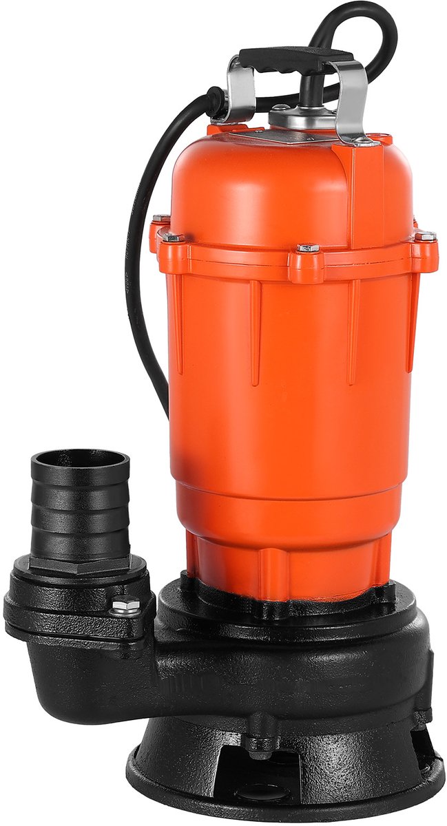 VEVOR 550w Dompelpomp, 18.000 L/U, Gietijzeren Vuilwaterpomp met 5,08 cm Uitlaat, Max. Opvoerhoogte 10 M, voor Het Verpompen van Vuil Water, voor Zwembaden, Tuinen, Vijvers, Kelders En Overstroomde Gebieden van Vevor — afbeelding 2