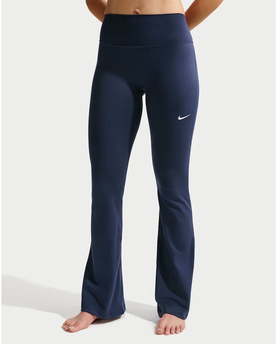Nike Sportbroek One High Waist Flared Dames Zwart