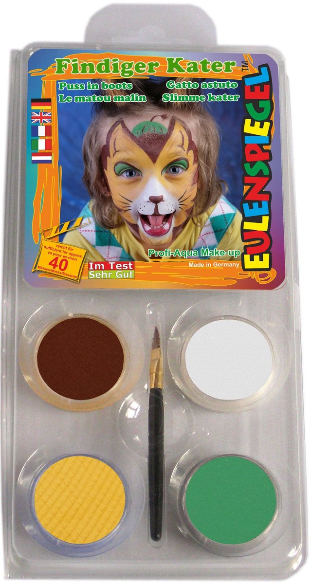 Kinderen kater make-up