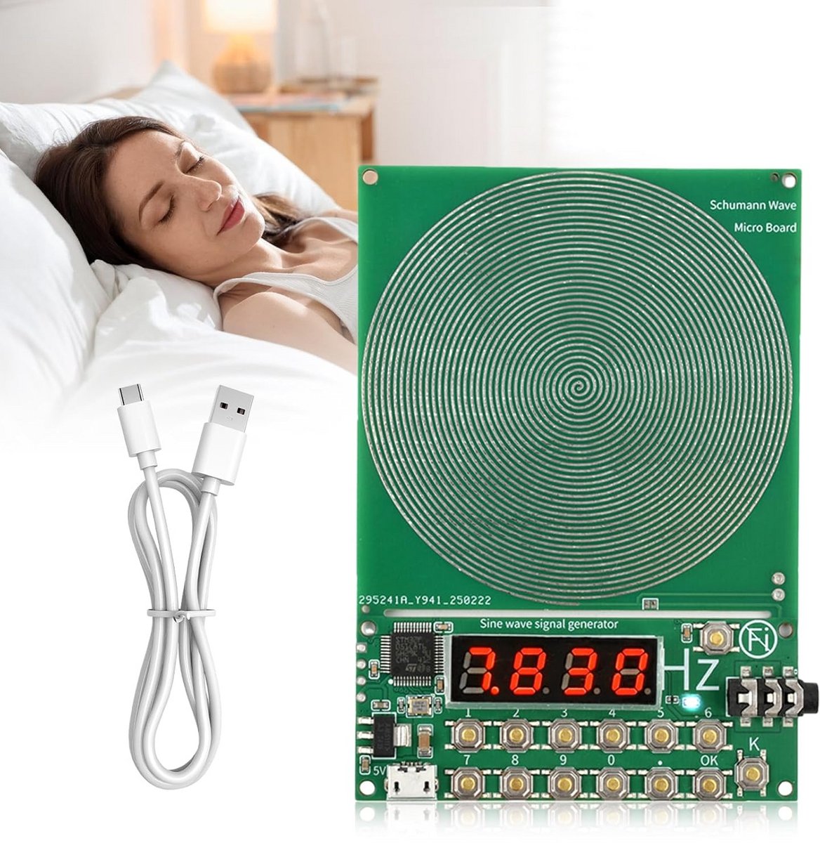 Schumann Resonantie Generator 7,83 Hz voor Slaap en Ontspanning
