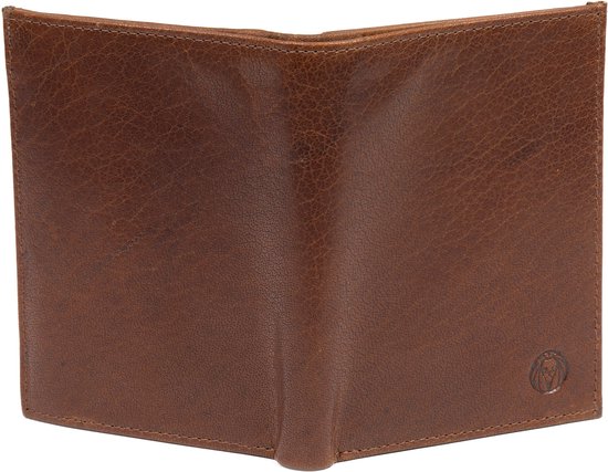 Portefeuille en cuir Montréal Original de couleur havane RFID