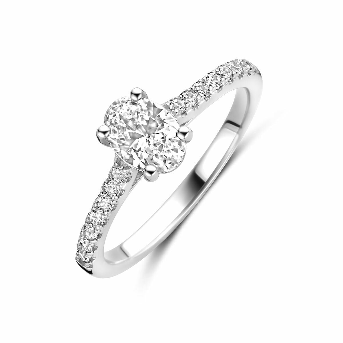 Zilveren Ring met Zirkonia 1342043 – Gerhodineerd 925 Zilver