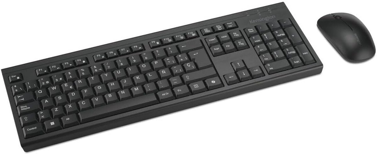 Draadloos Toetsenbord en Stille Muis Combo - Oplaadbaar, Spatwaterdicht, QWERTY Lay-out