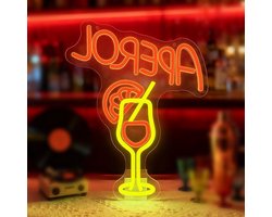 Cocktail Neon LED Lichtbord voor Bar en Club - Neonbord Sign met Cocktails Thema voor Winkel en Feestlocatie