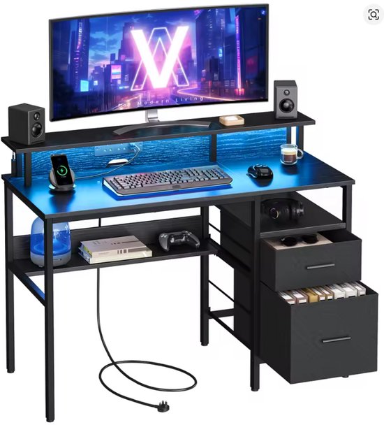 ODK Bureau met 2 Laden, Bureautafel met Afneembare Planken ODK Bureau met 2 Laden, Bureautafel met Afneembare Planken