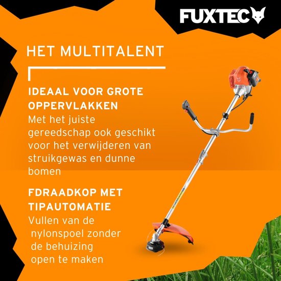 FUXTEC bosmaaier benzine - grastrimmer - 2in1 - 62cc - 2-takt - FX-MS162 van FUXTEC — afbeelding 4