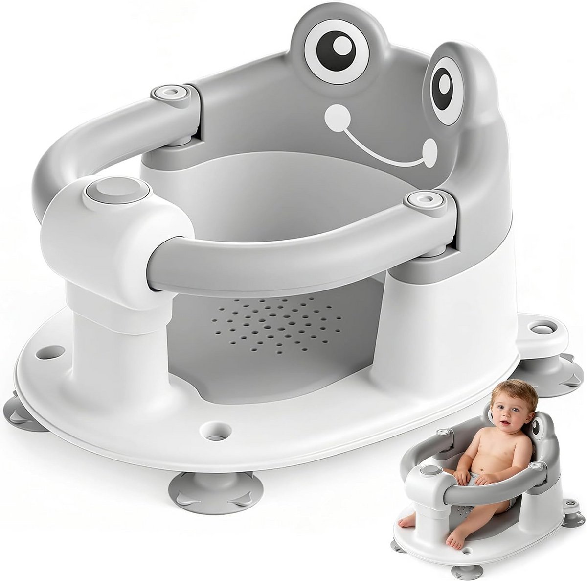 Veilig Baby Badzitje met Antislip en Zuignappen