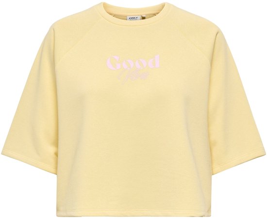 ONLY - ONLCORA S/S PRINT O-NECK UB SWT Dames Trui