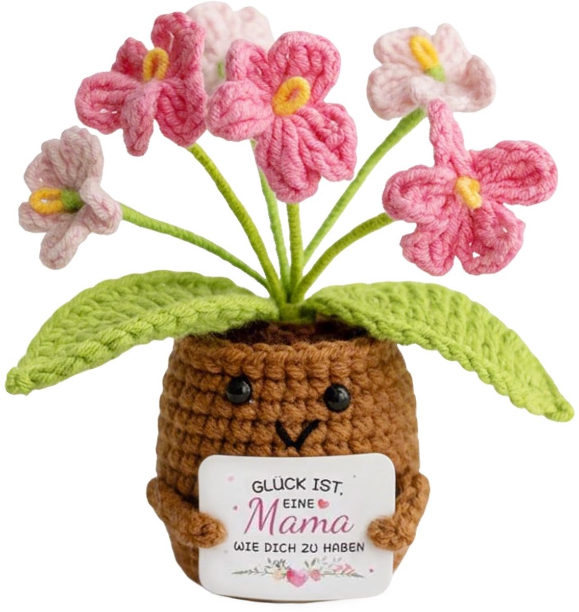 Allecto - Cadeaus voor Moeder - Persoonlijk cadeau - Handgemaakt - Roze - Gelukssymbool - Verjaardagscadeau - Geschikt voor elke gelegenheid - Roze...