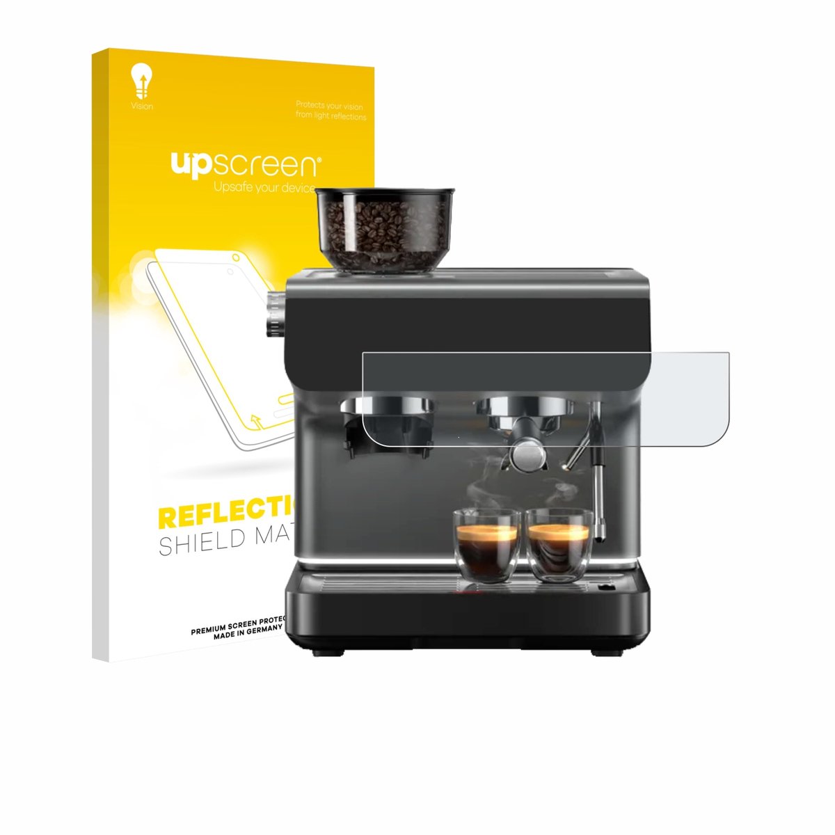 upscreen - Screenprotector voor WMF Espresso Pro - Folie Beschermfolie anti glare matte
