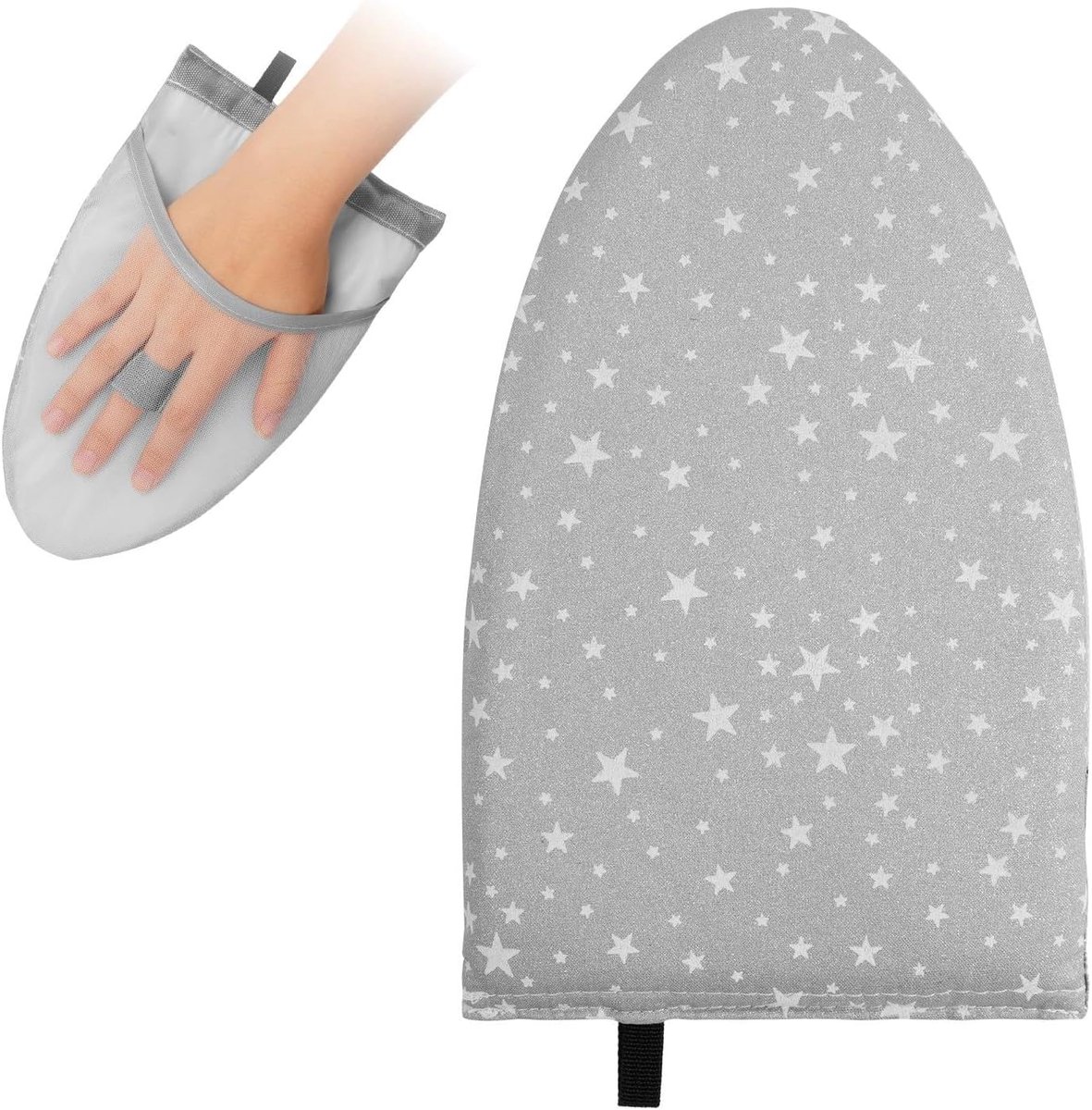 Stoomstrijkhandschoenen - Strijkaccessoires - Beschermend strijken - Verdikte sponsvoering - 25 x 15 x 28 cm - Grijze ster