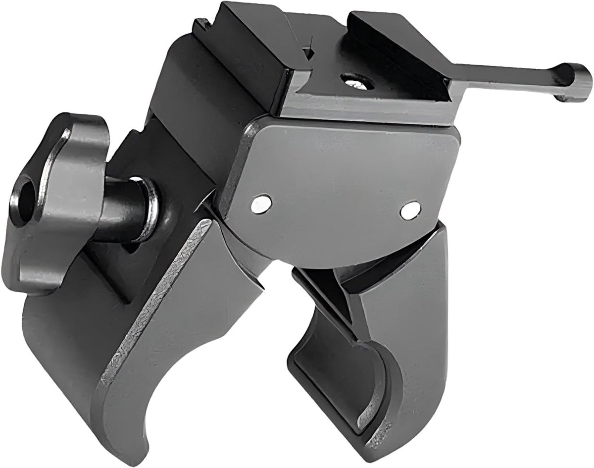 Camera Klemhouder - V Mount Clamp - Stabiele Opnames - Verstelbare Clip - 10x3.5x8.23 cm - Zwart