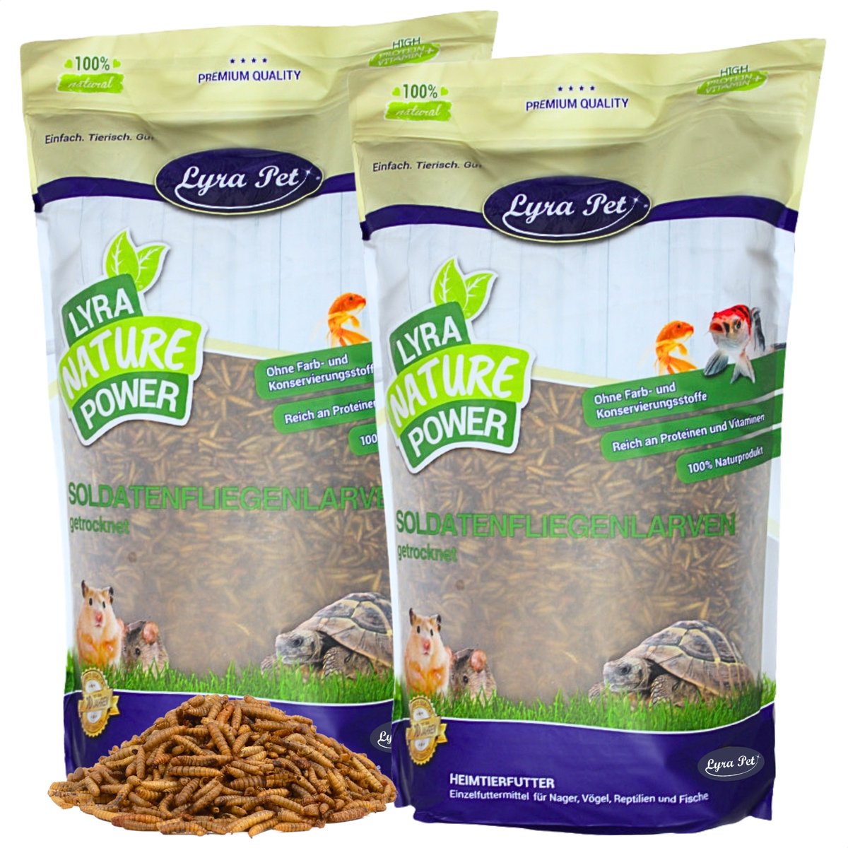 10 kg Lyra Pet® soldaatvlieglarven