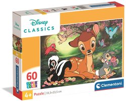 Clementoni Puzzle Enfant Disney Classic - Puzzle 60 Pièces - Puzzle et Jouet Éducatif - Jeux et Puzzles pour Enfants à partir de 4 Ans
