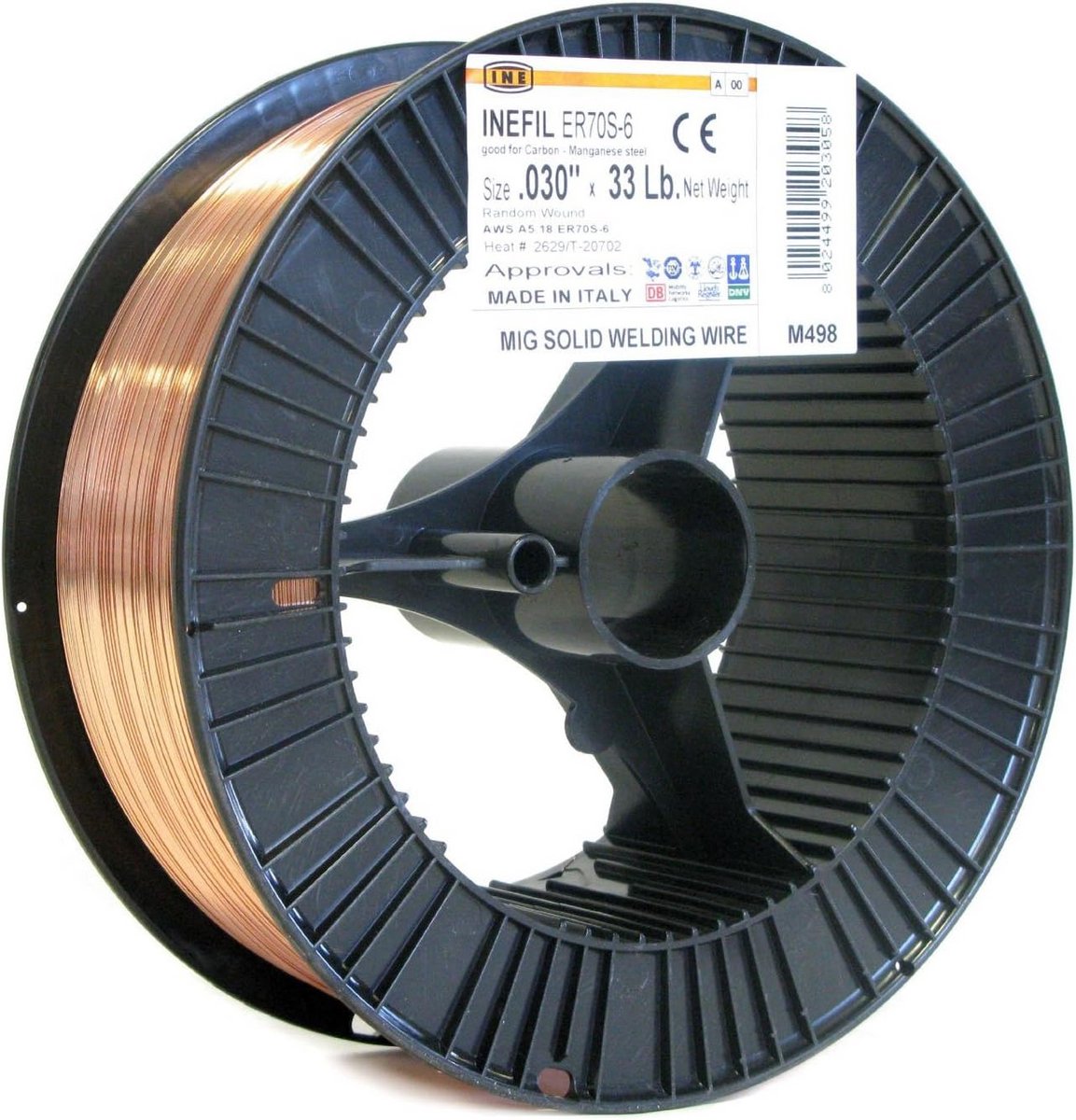 Lasoefdraad 0.8 mm op 15 kg spoel voor MIG/MAG lassen