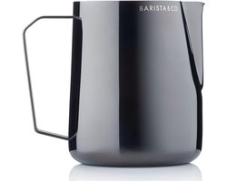 Stainless steel melkanbod 620ml met maatverdeling